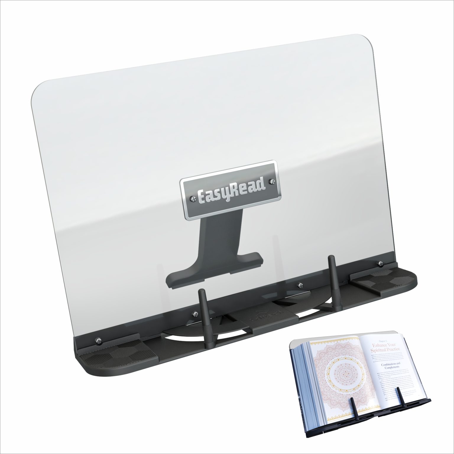 EasyRead Pro – Book Reading Stand Holder for Voluminous, Heavy, Bulky, 1000+ pages Medical, Engineering, Law, Taxation books. A3 size for Hands Free reading- Made In India.