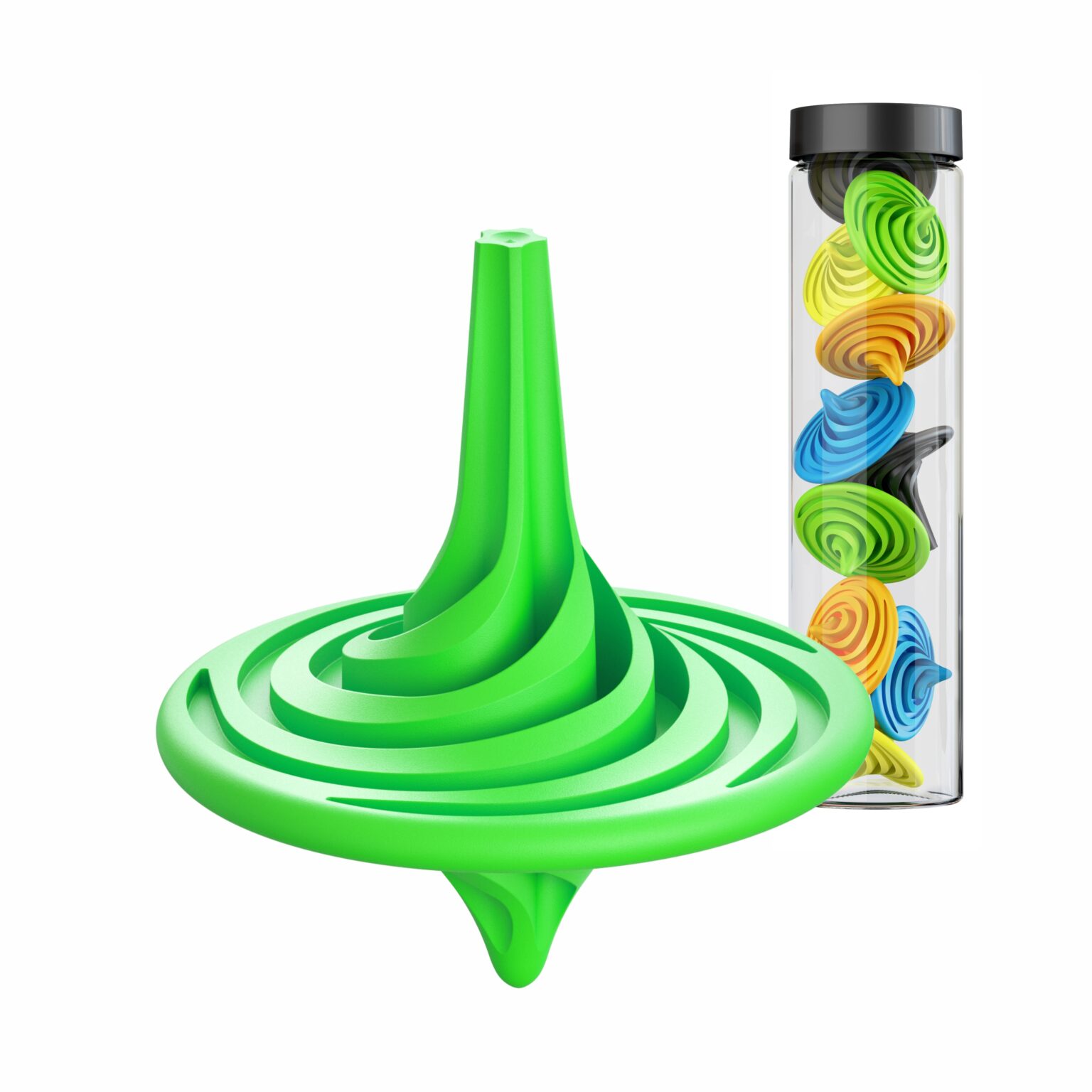 EasySpn Spinning Top Toy for Fun Games Multi Coloured for Recreational and Therapeutic use for Children, Adults and Seniors – Made in India